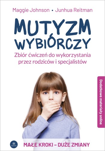 Okładka książki Mutyzm wybiórczy – zbiór ćwiczeń i strategii HARMONIA, format 292x205x1 mm