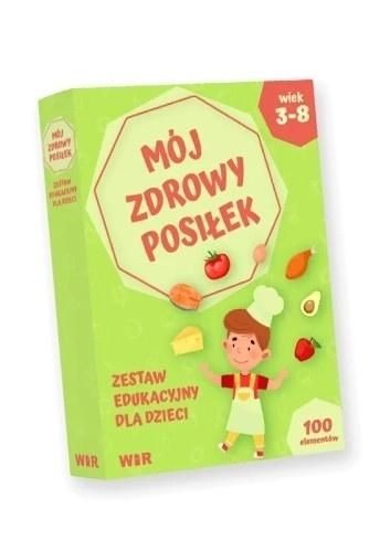 Zestaw edukacyjny Mój zdrowy posiłek WIR z kartami i planszami do nauki zdrowego odżywiania dla dzieci 3–8 lat
