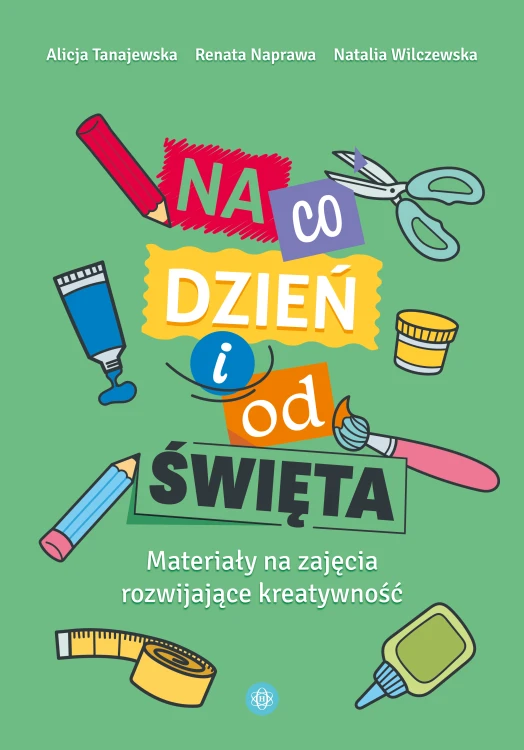 Zestaw kart pracy Na co dzień i od święta od Harmonia podręczniki przedstawiający materiały do rozwijania kreatywności dzieci