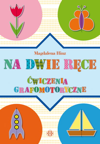 Okładka bloku Na dwie ręce z ćwiczeniami grafomotorycznymi HARMONIA, format 295x205x1 mm