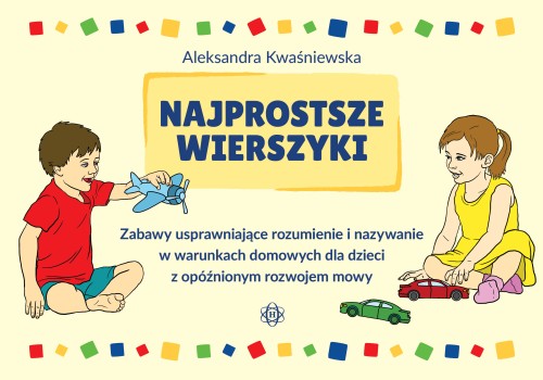 Okładka książki Najprostsze wierszyki HARMONIA wspierająca rozwój mowy dzieci
