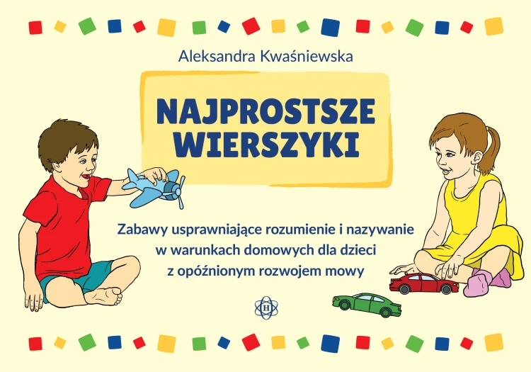 Okładka książki Najprostsze wierszyki HARMONIA wspierająca rozwój mowy dzieci