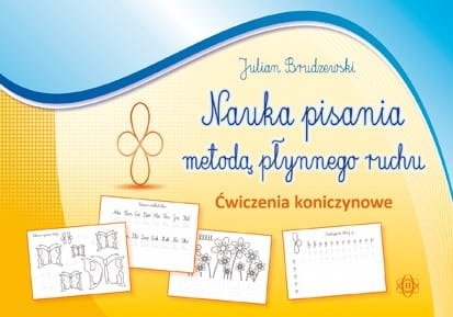 Ćwiczenia koniczynowe do nauki płynnego pisania HARMONIA, widok okładki w formacie 205x295x5 mm