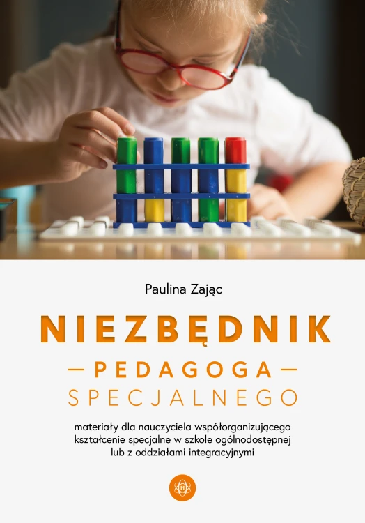 Okładka książki Niezbędnik pedagoga specjalnego HARMONIA z materiałami i wzorami dokumentów dla nauczyciela