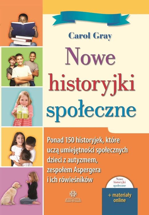 Okładka książki Nowe historyjki społeczne HARMONIA w formacie 293x205x4 mm