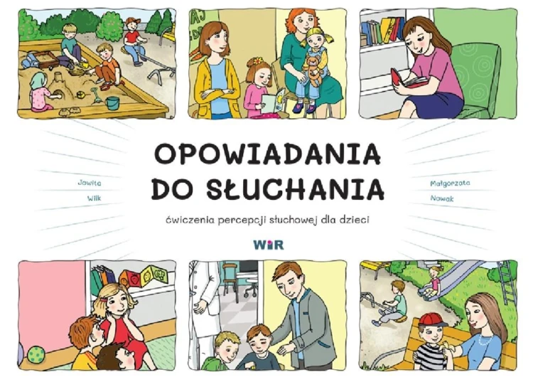 Okładka książki Opowiadania do słuchania dla dzieci 3–4 lata wydawnictwa Wir (T) w formacie 230x315 mm