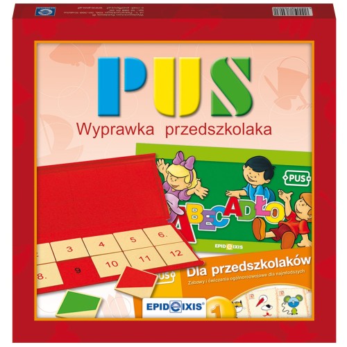 Zestaw edukacyjny Wyprawka Przedszkolaka PUS od EPIDEIXIS z dwoma książeczkami i Zestawem Kontrolnym w formacie 280x280 mm