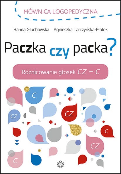 Okładka zeszytu Mównica Logopedyczna Paczka czy packa? wydawnictwa HARMONIA z ćwiczeniami logopedycznymi