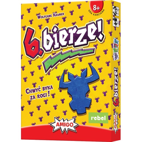 6. bierze! – karciana gra rodzinna REBEL z kartami 120x95 mm