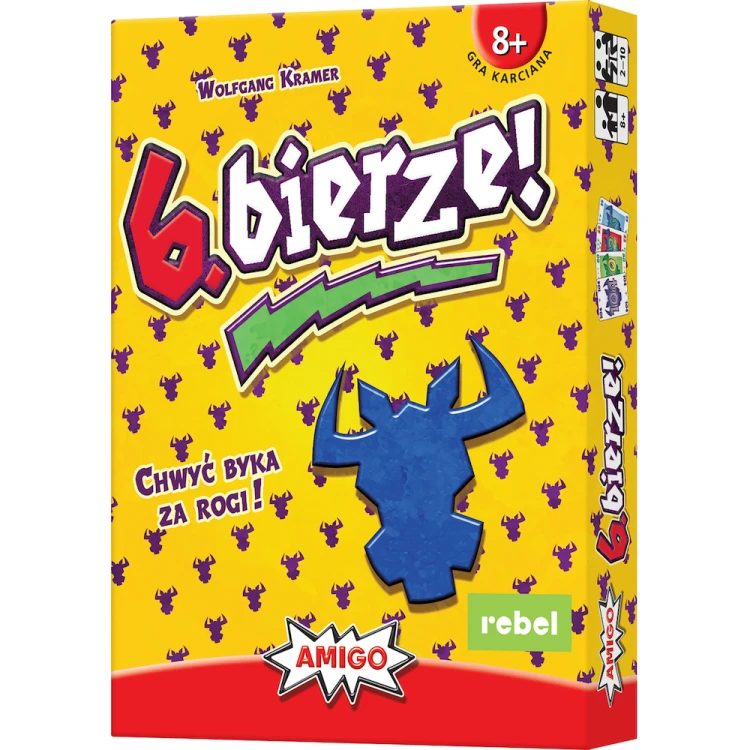 6. bierze! – karciana gra rodzinna REBEL z kartami 120x95 mm