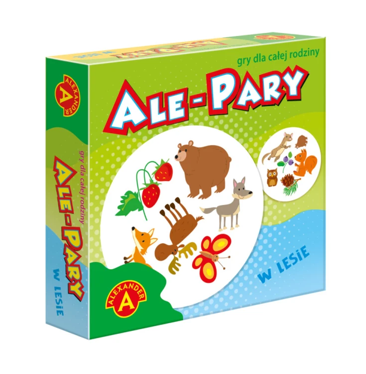 Ale Pary – W Lesie gra karciana ALEXANDER GRY z 31 kartami o tematyce leśnej
