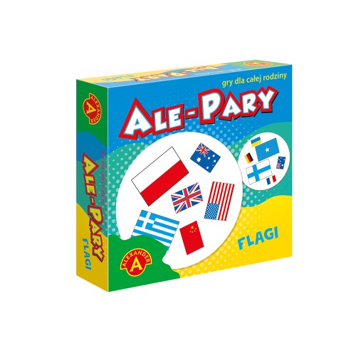 Ale Pary Flagi – gra edukacyjna ALEXANDER GRY z kartami do rozpoznawania flag państw