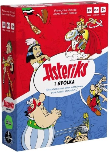 Strategiczna gra karciana Asterix i spółka od Alis Games, plansza i karty