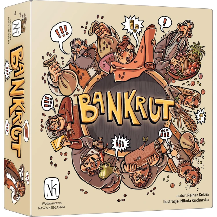 Bankrut – dynamiczna gra karciana o negocjacjach i handlu NASZA KSIĘGARNIA