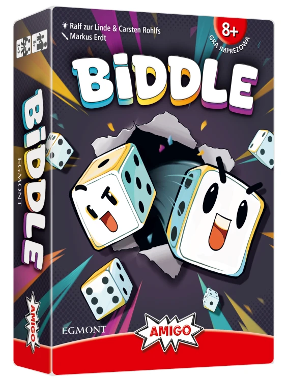 Rodzinna gra kościana Biddle Egmont PAP w pudełku o wymiarach 17 × 12,8 × 3,5 cm