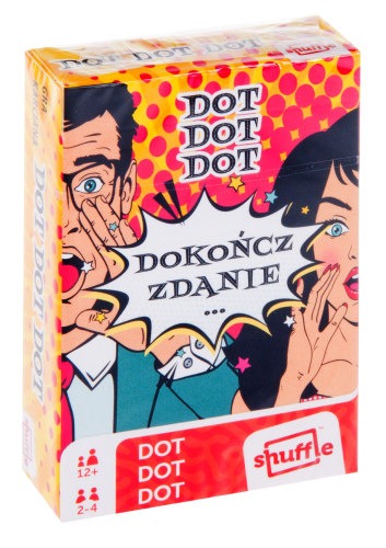 Zestaw kart do gry Dokończ zdanie z różnorodnymi słowami i obrazkami