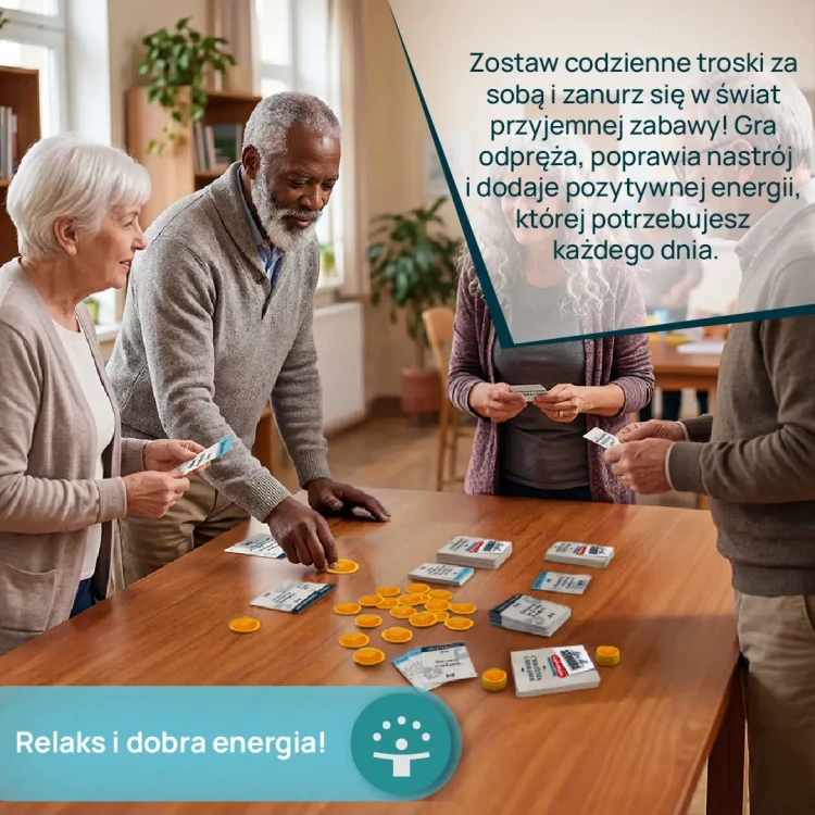 Plansza do gry Ćwiczenia Dwuzadaniowe dla seniorów KANGUR – widok z góry