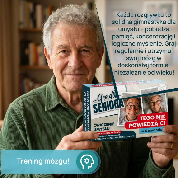 Zbliżenie na karty z pytaniami gry edukacyjnej Kangur Tego nie powiedzą Ci w sanatorium
