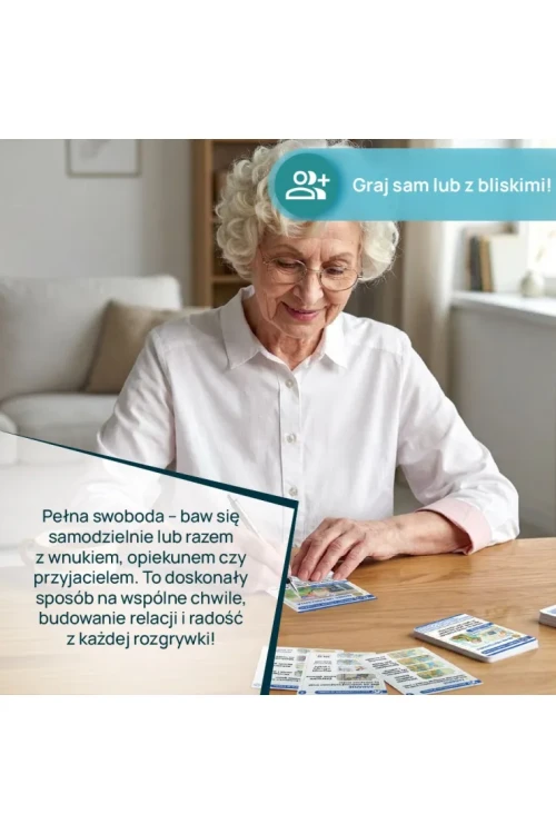 Karty z zadaniami sytuacyjnymi w grze dla seniorów KANGUR Poradnik Bezpieczeństwa