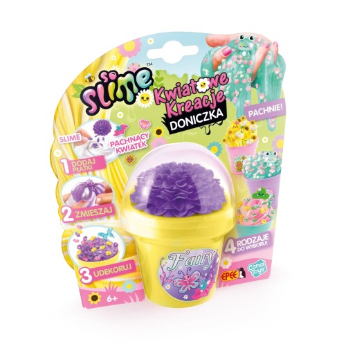 Zestaw So Slime Kwiatowe Kreacje z brokatem i dekoracjami do tworzenia slime