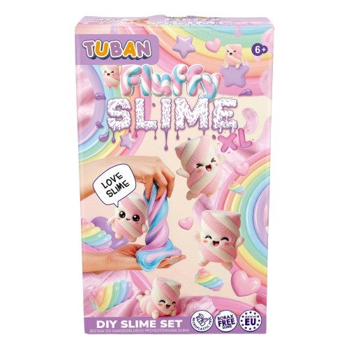 Zestaw Tuban Slime Fluffy XL do samodzielnego wykonania puszystego slime’u z akcesoriami i klejem