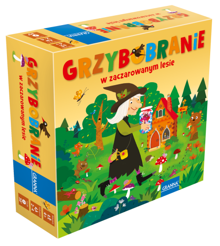 Rodzinna gra planszowa 3D Grzybobranie w zaczarowanym lesie marki GRANNA