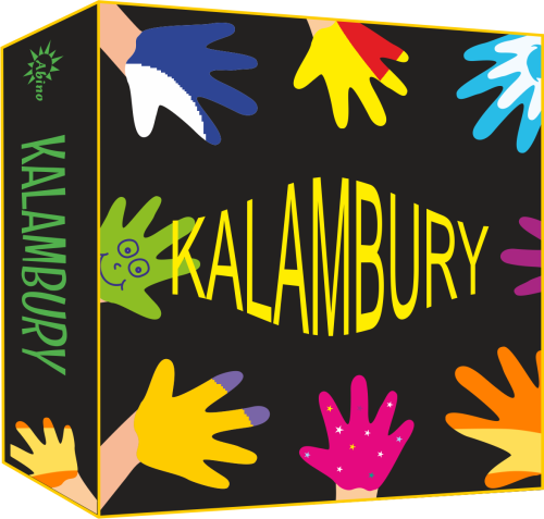 Kalambury gra karciana ABINO – karty o formacie 100x100 mm
