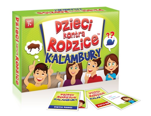Dzieci kontra Rodzice. Kalambury KANGUR – rodzinna gra edukacyjna z 162 hasłami