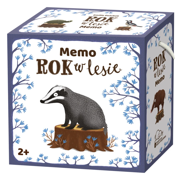 Gra pamięciowa Rok w lesie. Memo z ilustracjami Emilii Dziubak - NASZA KSIĘGARNIA