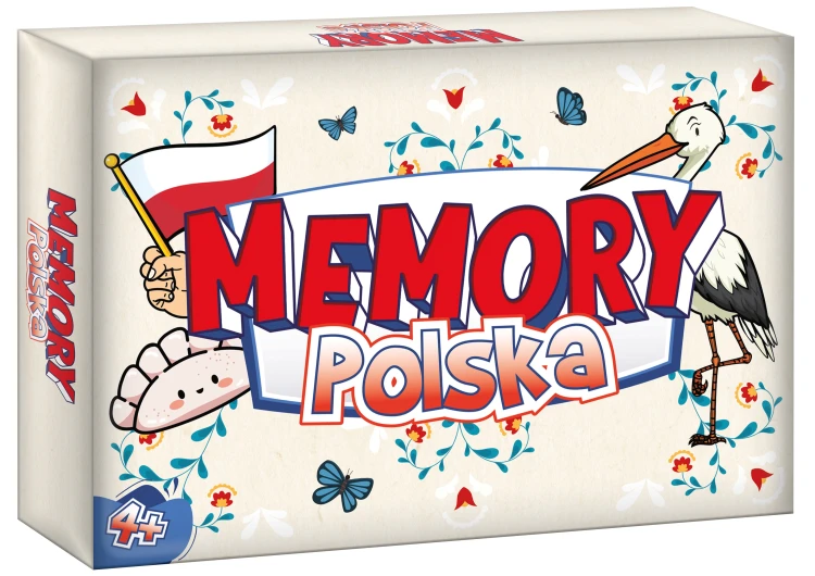 Kolorowe karty Memory Polska z grafikami o Polsce