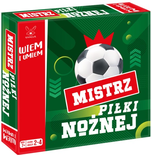 Zestaw gry Wiem i Umiem. Mistrz Piłki Nożnej – plansza i 40 kart do gry