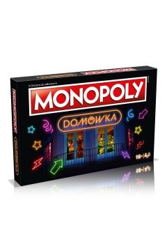 Plansza i elementy gry Monopoly Domówka - karty, pionki, posiadówki