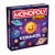 Zbliżenie na planszę i pionki gry Monopoly Junior Kosmos z motywem kosmicznym
