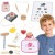 Kolorowy zestaw lekarski Viga Toys w walizce, komplet 10 elementów do zabawy w lekarza dla dzieci od 3 lat