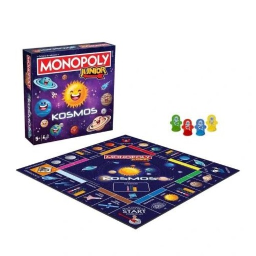 Monopoly Junior Kosmos — gra planszowa dla dzieci od 5 lat wydana przez Winning Moves