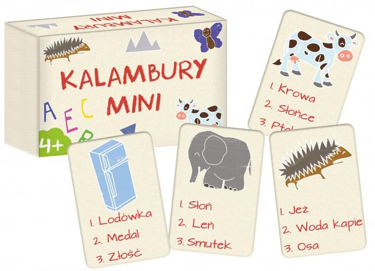 Zestaw kart Kalambury Mini KANGUR – hasła i obrazki wspierające naukę i kreatywność dzieci