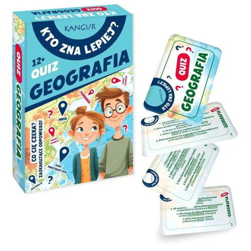 Quiz Geografia KANGUR – gra edukacyjna z pytaniami geograficznymi dla młodzieży 12+