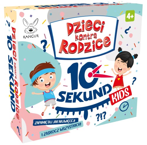 Gra KANGUR 10 Sekund Kids do wspólnej rywalizacji dzieci i rodziców