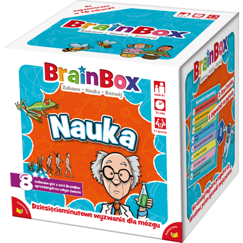 BrainBox Nauka edukacyjna gra pamięciowa REBEL z 55 kartami 121x121 mm