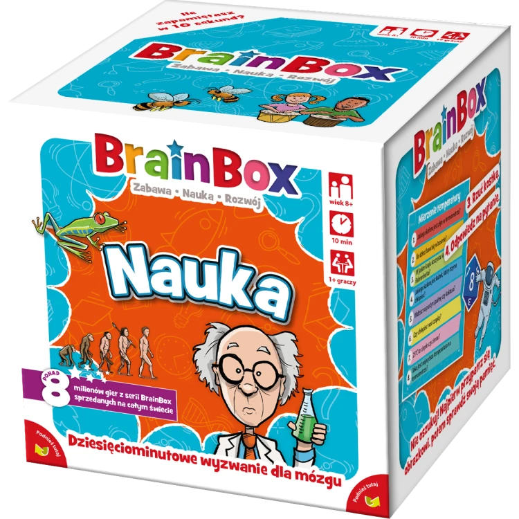 BrainBox Nauka edukacyjna gra pamięciowa REBEL z 55 kartami 121x121 mm