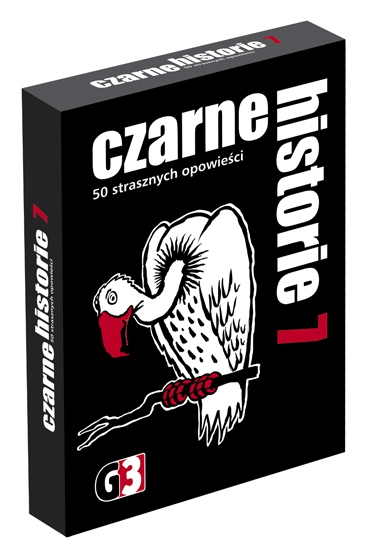 Czarne historie 7 G3 – gra karciana z zestawem mrocznych zagadek do wspólnej zabawy