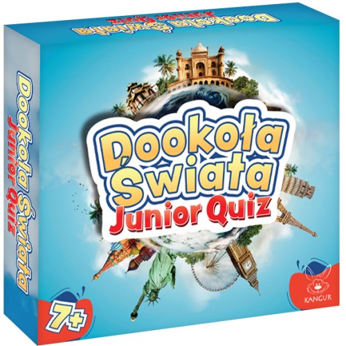 Gra Dookoła Świata Junior Quiz KANGUR z pytaniami o regiony świata