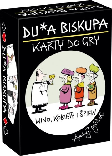 Gra karciana Dupa Biskupa z ilustracjami Andrzeja Mleczki od MDR art pap