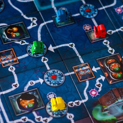 Karty i kafle do gry planszowej Brzdęk! Katakumby z serii Lucrum Games