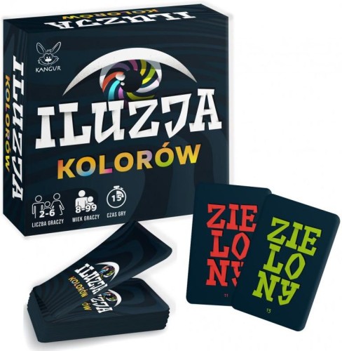Iluzja Kolorów gra karciana KANGUR - karty w formacie 110x112 mm