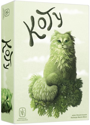 Gra karciana Koty od NASZA KSIĘGARNIA - kolorowe karty z kotami i krukami
