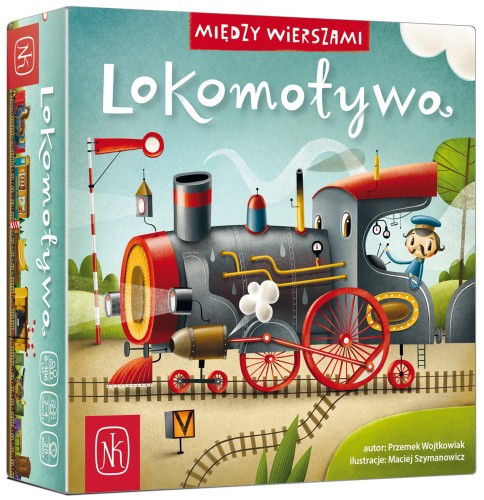 Rodzinna gra karciana Lokomotywa NASZA KSIĘGARNIA inspirowana wierszem Juliana Tuwima