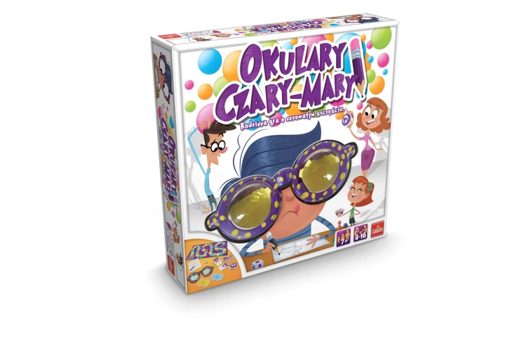 Gra rysunkowa GOLIATH Okulary Czary-Mary do rodzinnej zabawy i rysowania