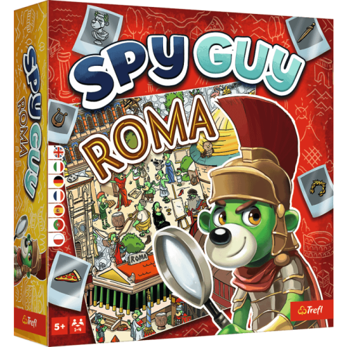 Gra detektywistyczna Trefl PAP Spy Guy Rzym z motywem Wiecznego Miasta i szukaniem wskazówek