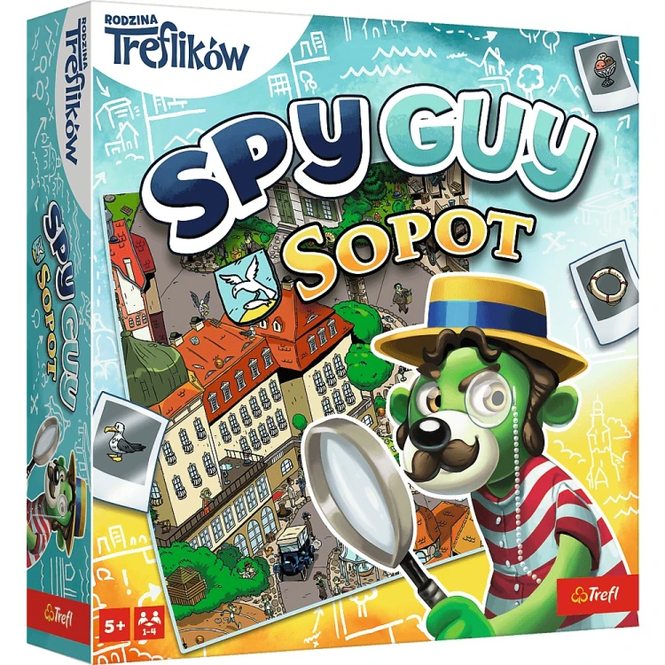 Spy Guy Sopot Trefl PAP, gra planszowa rozwijająca spostrzegawczość i współpracę